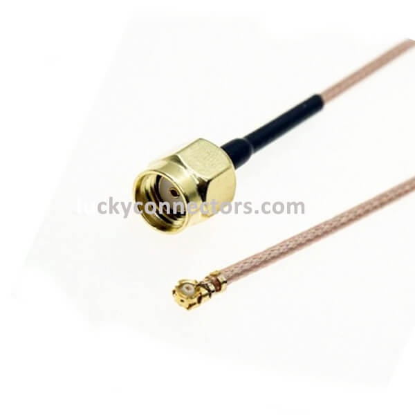 thumbnail image 2 of SMA Male To SMA Female Bulkhead Cable Assembly With 50Ohm RG58 Cable 2 of 11