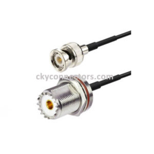 unf female to bnc male assembly cable